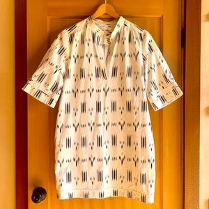 Derek Lam 10 Crosby Ikat Tunic Sheath Mini Dress